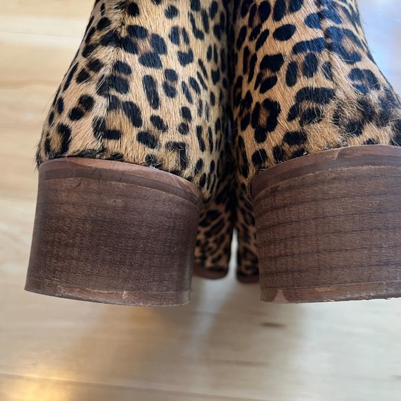 Anthropologie Matisse Animal-Printed Ankle Boots ~ Size 8 - Picture 10 of 11